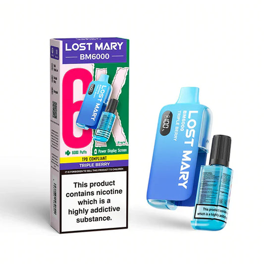 LOST MARY BM6000 Disposable Vape Pod Kit -Box of 5