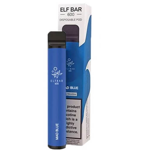 Elf Bar 600 Puff Disposable Vape Pod Device - 20MG Box of 10