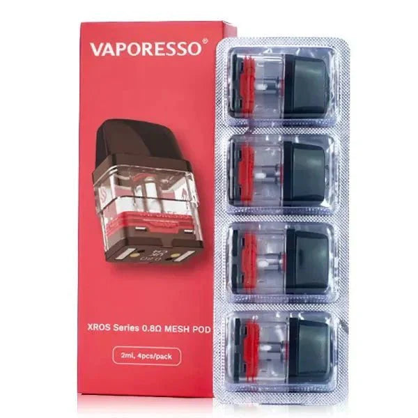Box of 10 VAPORESSO XROS Replacement Pods l (40Pcs)