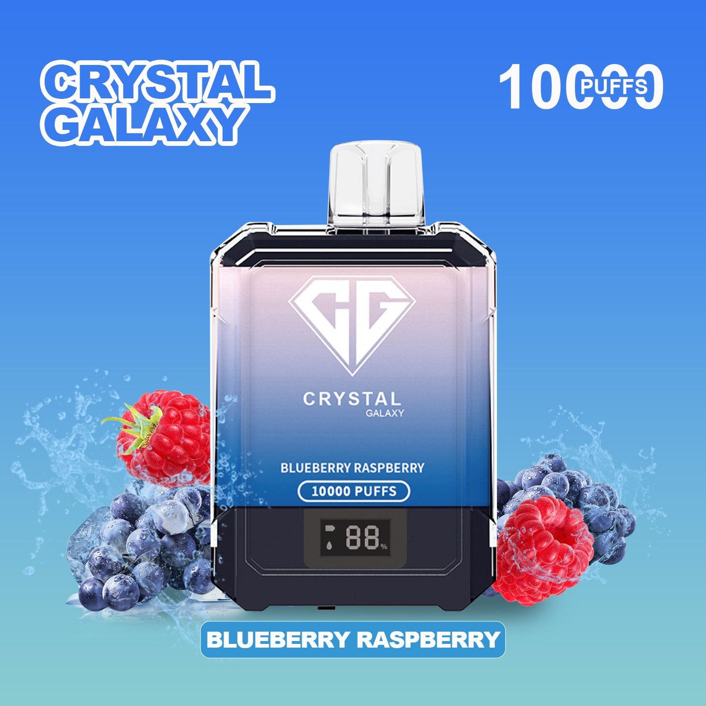 Crystal Galaxy 10000 Puffs Disposable Vape Box of 10