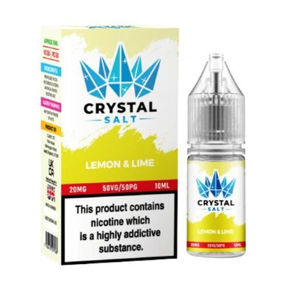 Crystal Salt 10ml Nic Salts E-Liquid - Pack of 5