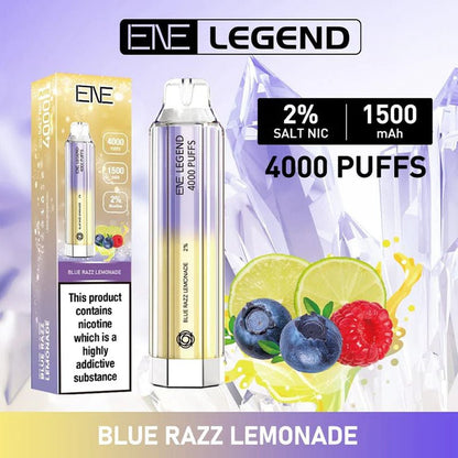 Elux ENE Crystal Legend  4000 Disposable Vape Puff Pod - Box of 10