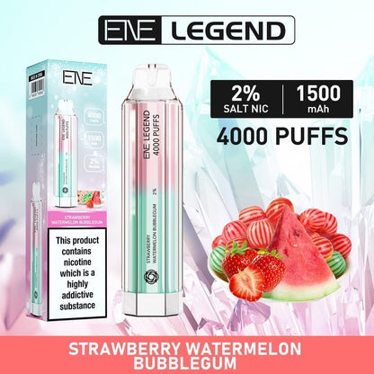 ENE Crystal Legend 4000 Disposable Puff Bar Device-Box of 10