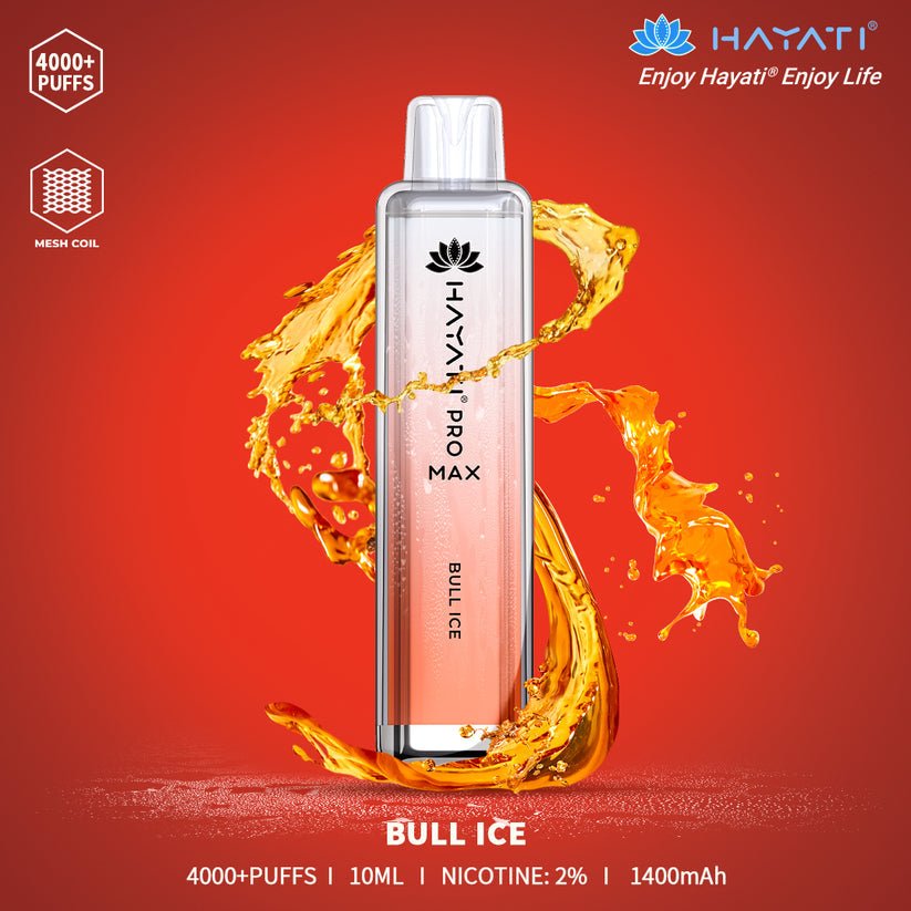 Hayati Crystal Pro Max 4000 Puffs Disposable Vape Bar - Box of 10