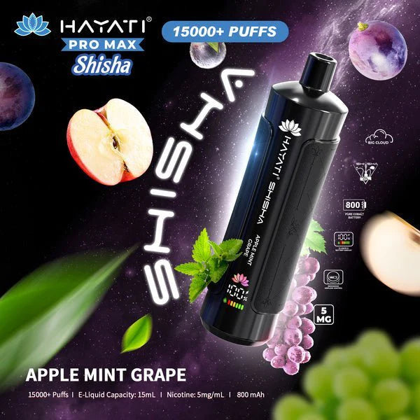 hayati-pro-max-shisha-15000-disposable-vape-box-of-10 vapestics wholesale