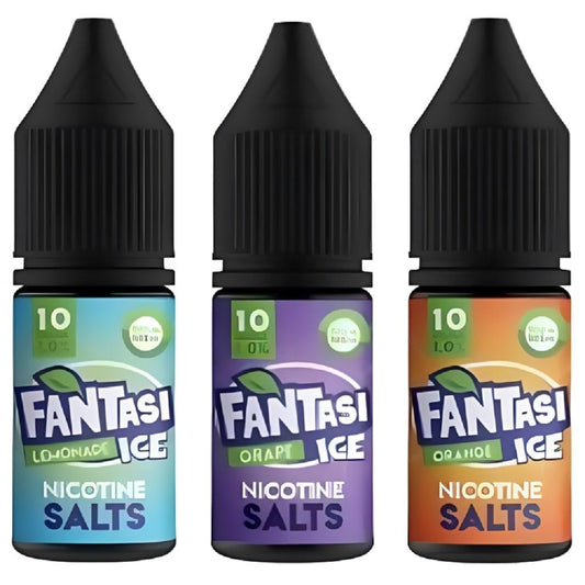 Pack of 10 Fantasi Ice 10ML Nic Salt