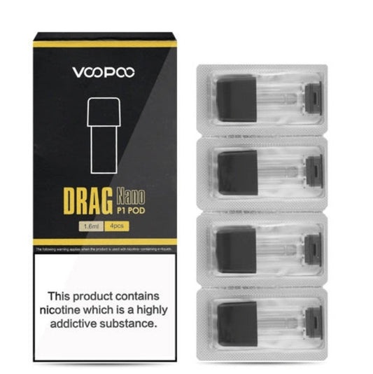 VOOPOO Drag Nano P1 Replacement Pods (4PCS)