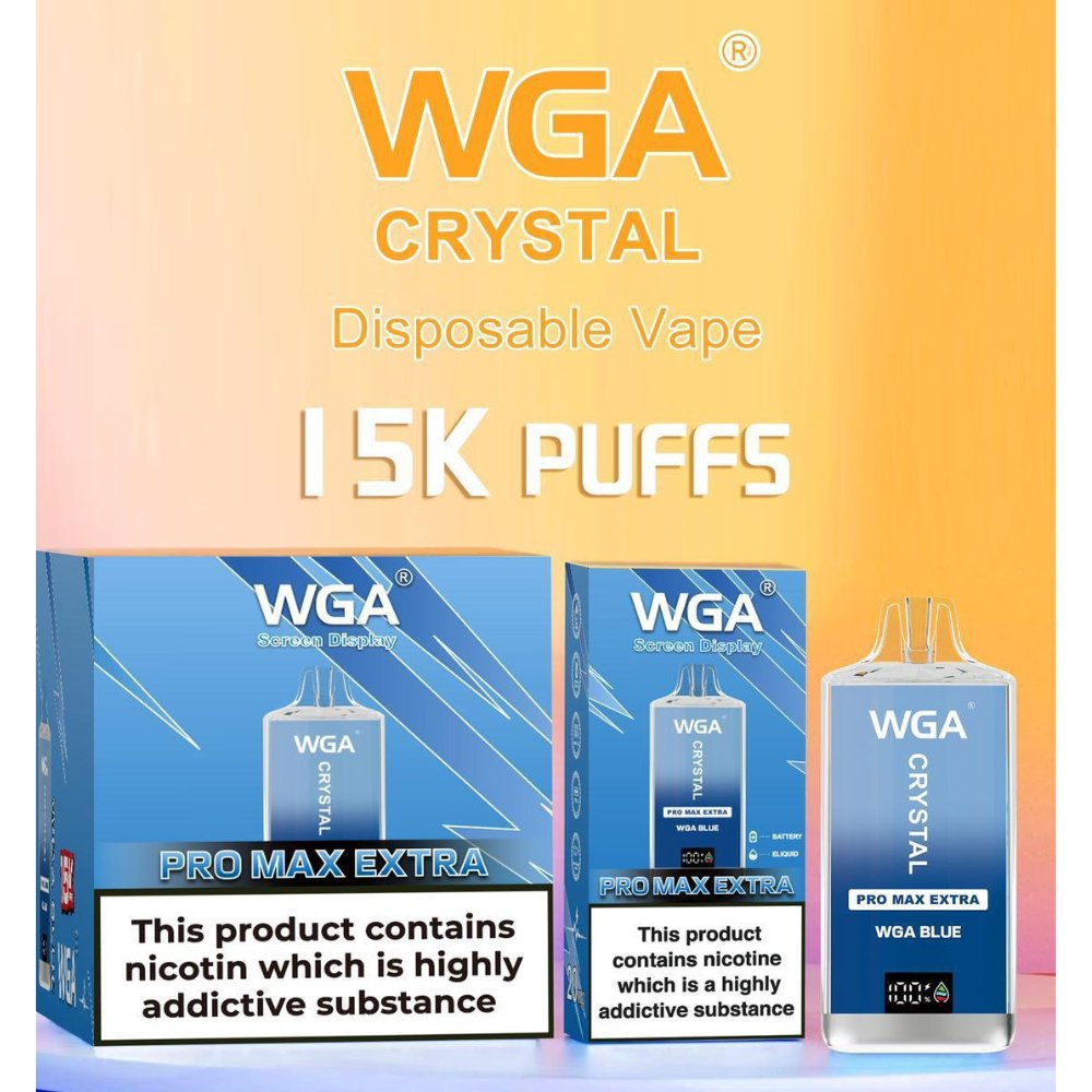 WGA Crystal Pro Max 15000 Puffs Disposable Vape-Box of 10